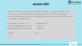 Apache Spark Performance tuning and Best Practise | PDF