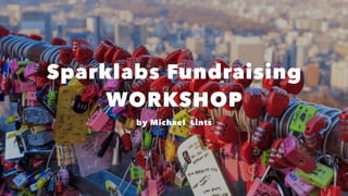 Sparklabs Fundraising
WORKSHOP
by Michael Lints
 