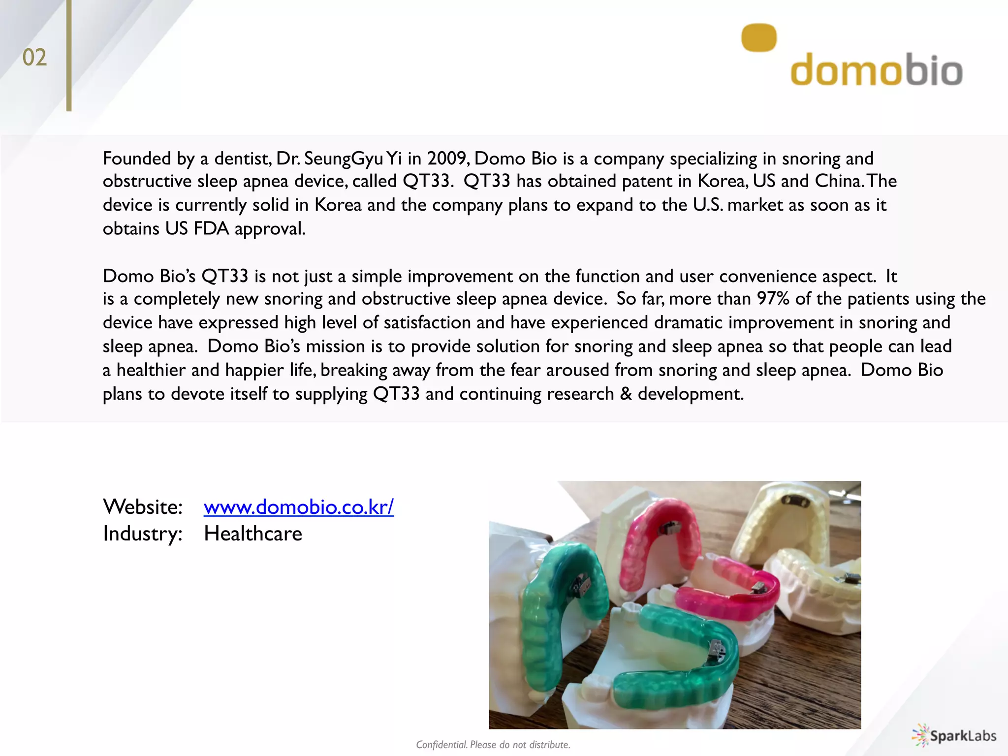 Select Companies	

SparkLabs 3rd Class
Conﬁdential. Please do not distribute.	

 