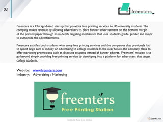 01
1Day1Song is a music recommendation app that introduces one new song to users every day. The company’s 	

mission is to break from the current music industry in Korea dominated by large distribution and 	

entertainment companies, and to help users enjoy a bigger variety of music by discovering hidden jewels in 	

the music industry.The service allows users to identify and understand the music better by introducing 	

personal stories behind songs and artists. Its recommendation system is solely based on musicality, season, 	

social issue and weather. It does not incorporate the artist’s personal connections. Once a month, there is 	

a special service called ‘Blind Test’ which lets users to simply concentrate on the music by hiding the name 	

of the artist and the song.The company plans to expand to other Asian markets and later to global markets.	

	

Website: 	

www.facebook.com/1day1songapp	

Industry: 	

Music Curation	

 