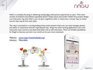 05
PeopleWare is a “people-based” network for freelancers. Freelance market is worth more than $400 billion 	

dollars, but the problem is that it is difﬁcult to verify freelancers unless you or somebody you know have 	

worked with them before. Also it is exhausting for freelancers to keep on marketing themselves to ﬁnd the 	

next project to work on.	

	

PeopleWare solves these issues in the freelance market by providing a platform that offers social network-	

based veriﬁcation and project matching. In other words, PeopleWare makes it easier for freelancers to ﬁnd 	

work and for companies to employ freelancers. PeopleWare is an invitation-only service to ensure quality 	

control.The company’s mission is to gather great freelancers all over the world onto one platform.	

Website: 	

www.itswowpeopleworld.tumblr.com/	

Industry: 	

Human Capital Management	

Peopleware
Conﬁdential. Please do not distribute.	

 