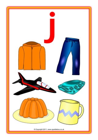 © Copyright 2011, www.sparklebox.co.uk
j
 