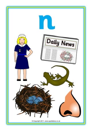 © Copyright 2011, www.sparklebox.co.uk
n
 