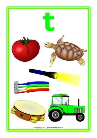 © Copyright 2011, www.sparklebox.co.uk
t
 