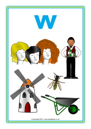 © Copyright 2011, www.sparklebox.co.uk
w
 