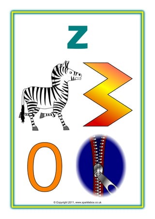 © Copyright 2011, www.sparklebox.co.uk
z
 