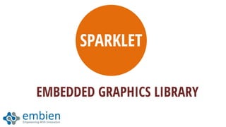 EMBEDDED GRAPHICS LIBRARY
SPARKLET
 
