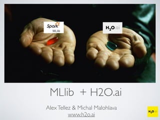 ML + H2O
AlexTellez & Michal Malohlava
www.h2o.ai
lib .ai
 