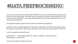 Spark machine learning | PPTX