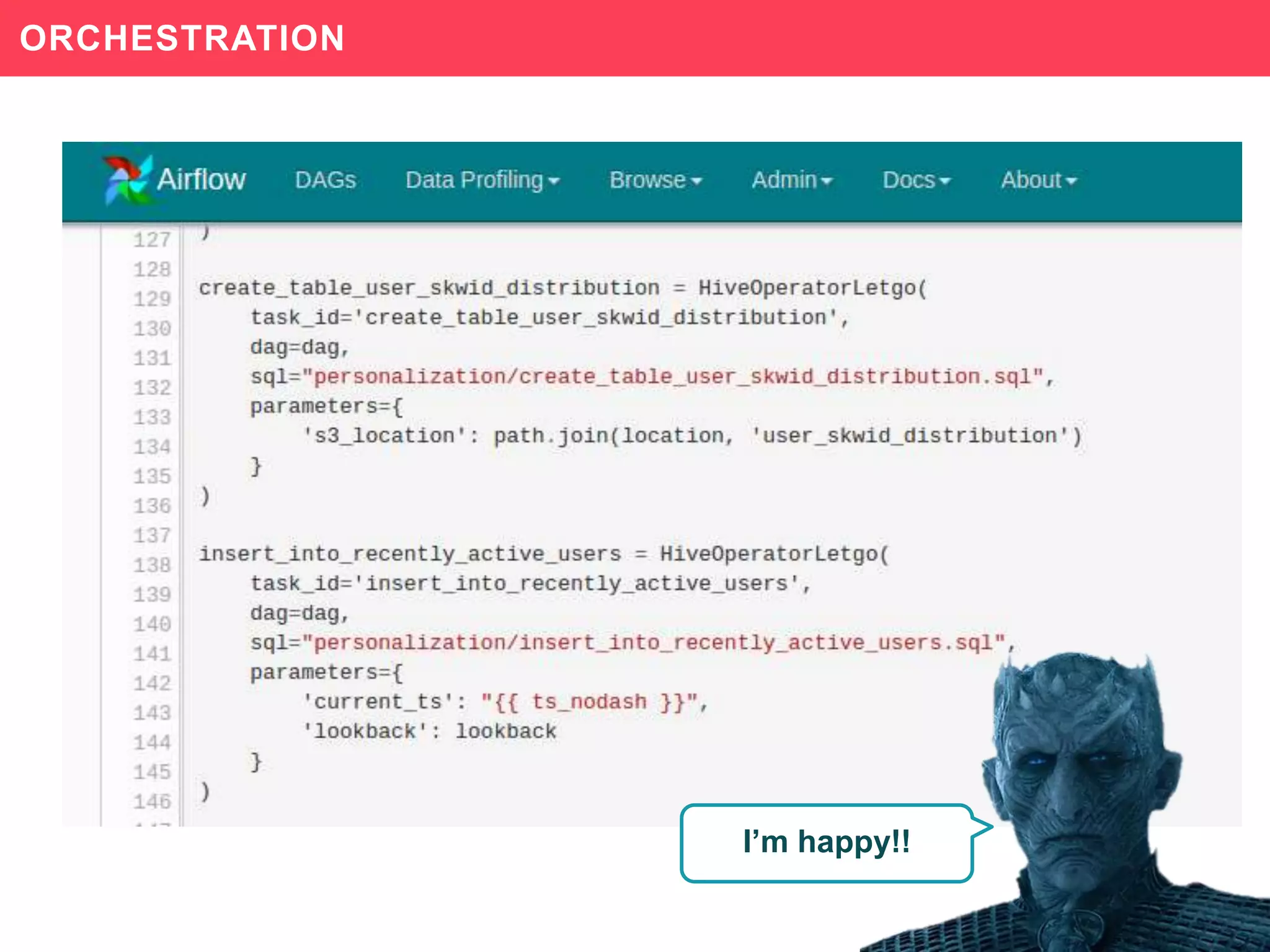 88
ORCHESTRATION
I’m happy!!
 