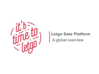 1
Letgo Data Platform
A global overview
 