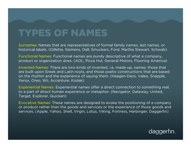 Diving Deep Into Naming  PPT