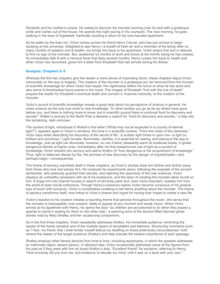 Sparknotes For Frankenstein