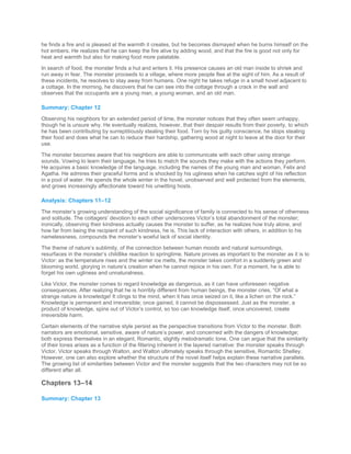 Sparknotes For Frankenstein