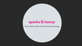 Now, Next & The Future Of Advertising
 