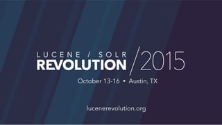 GC Tuning
lucenerevolution.org
October 13-16 Ÿ Austin, TX
 