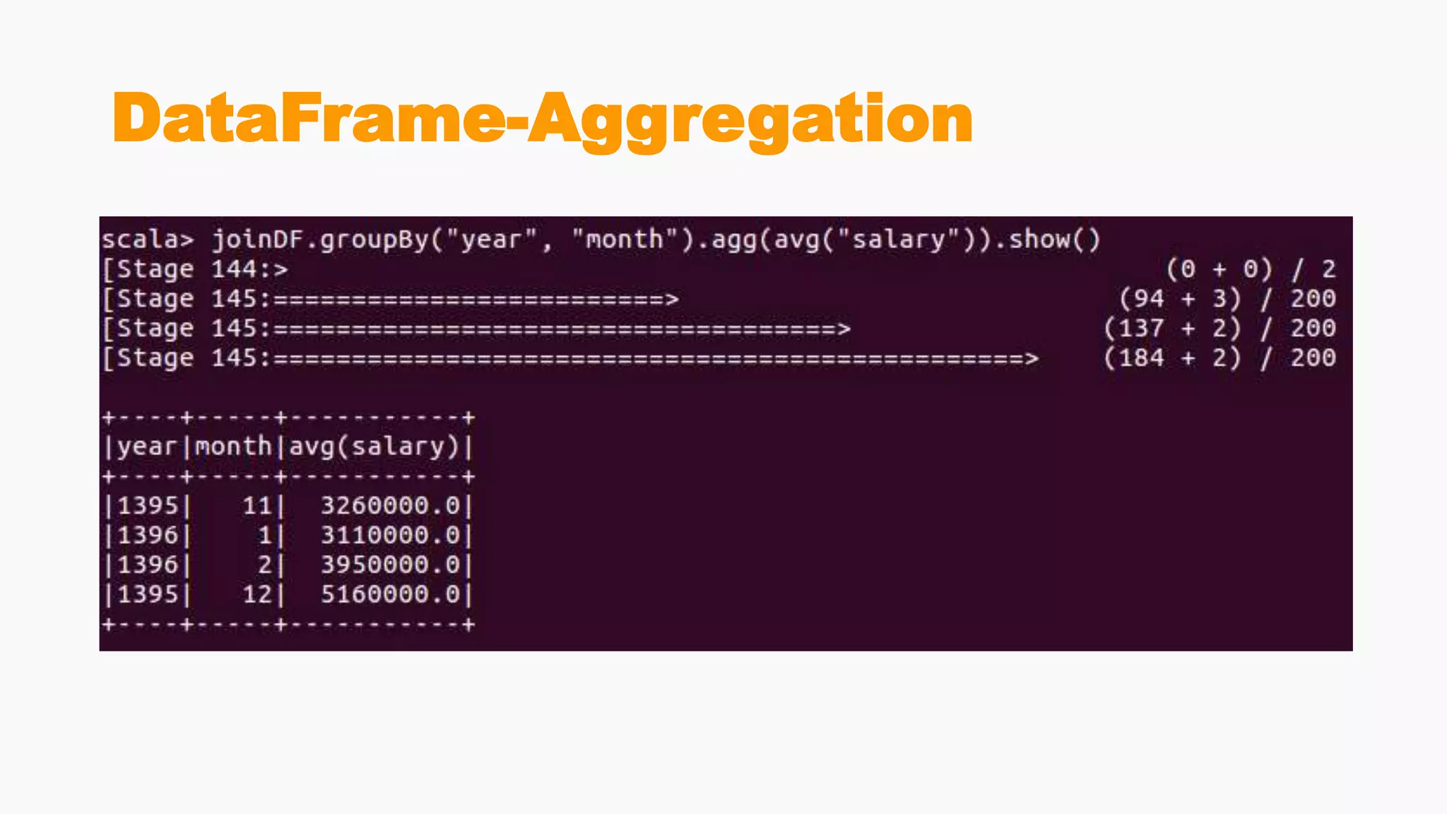 DataFrame-Aggregation
 