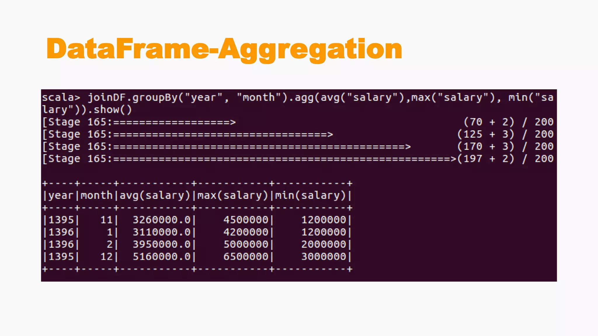 DataFrame-Aggregation
 