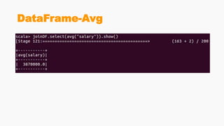 DataFrame-Avg
 