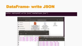 DataFrame- write JSON
 