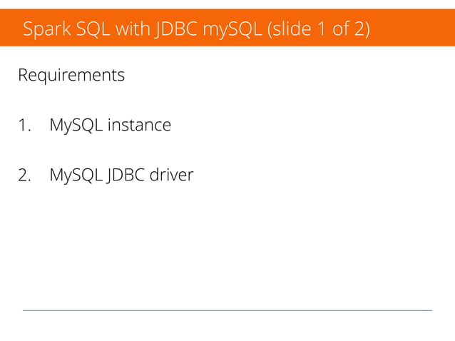 Spark SQL with Scala Code Examples | PPT