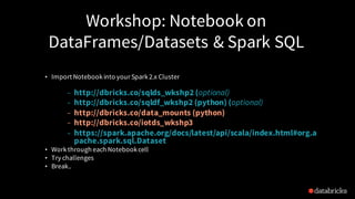 Jump Start on Apache Spark 2.2 with Databricks | PDF