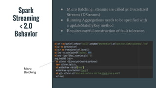 Structured streaming in Spark | PPT