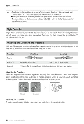 dji spark user manual v1.4 | PDF