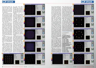 100
99
101
102
103
104 105
106
107
108
109
110
80 81TELE-audiovision International — The World‘s Leading Digital TV Industry Publication — 03-04/2015 — www.TELE-audiovision.com www.TELE-audiovision.com — 03-04/2015 — TELE-audiovision International — 全球发行量最大的数字电视杂志
Constellation
Diagram
99. The Spaun Sparos 711
is capable of showing all
modulations as constellation
diagrams. Let’s start with
DVB-C: 16QAM.
100. DVB-C: 32QAM.
101. DVB-C: 64QAM.
102. DVB-C: 128QAM.
103. DVB-C: 256QAM.
104. DVB-T2: Shifted 16QAM
(shifted QPSK is also
supported, but we were unable
to create a corresponding
signal with high enough
resolution).
105. DVB-T2: Shifted 64QAM.
106. DVB-T2: Shifted 128QAM.
107. DVB-S: QPSK
108. DVB-S2: 8PSK.
109. DVB-S2: 16APSK.
110. DVB-S2: 32APSK.
with long-term analysis. The
results can either be saved
right to the meter’s internal
memory or onto an external
storage medium in the CSV
file format. As an alternative,
you may opt to save the table
as a bitmap file.
When we tried to save a
table in bitmap format that
was larger than the screen
we were pleasantly surprised
to find that the Spaun Sparos
711 automatically scrolls the
table and then saves an im-
age that is made up of the en-
tire chart. So no matter which
way you save your table, you
can be sure never to miss a
thing – great stuff!
We are truly amazed by
such an open concept, since it
allows users to fully custom-
ise their measurement proto-
cols and to set up automatic
sequences for many small
steps in the process. MS Of-
fice templates, for example,
work just fine for creating
those pre-defined routines.
What’s more, measurement
results can easily be archived
permanently this way without
having to worry about unusu-
al file formats that might be
of no use a few years down
the road.
The Spaun Sparos 711 runs
through the measurement
protocols in almost perfect
fashion. All you need to do is
select the desired transpond-
er list in the main menu and
then call up MEASUREMENT
MAP.
In an instant, the meter will
begin to measure all tran-
sponders on the list and will
enter all results into a table
– just like it should be. But
it wouldn’t be Spaun if there
weren’t more to it: For ex-
ample, the transponder list
can be a mixed bag with dif-
ferent modulations and still
work perfectly. This comes
in handy if, for instance, a
coax cable carries DVB-C
transponders in the 50 to
900 MHz range and DVB-S/
S2 transponders in the 950 to
2150 MHz range at the same
time. The Spaun Sparos 711
will happily work through one
signal after the other in such
a scenario.
Measured results cannot
only be shown in a table, but
also as a bar diagram, which
includes the frequently used
TILT function that allows you
to perfectly fine-tune a sig-
nal amplifier, among other
things. The Spaun Sparos
711 displays a bar for each
transponder, the colour of
which depends on the signal
level. Red bars indicate sig-
nals that fall below the mini-
mum threshold, orange bars
exceed the upper threshold
level and green bars stand for
transponders whose signal
level is between the two limit
values and therefore in the
optimum range. The thresh-
old levels are pre-set by the
manufacturer and cannot be
edited by users, but Spaun
has selected very meaning-
ful thresholds for individual
modulations that make a lot
of sense.
Working with the measure-
ment protocol function is ex-
tremely user-friendly and fol-
lows a self-explanatory logic
that allows users to achieve
perfect results even without
consulting the manual first.
And there’s another bonus
function that should not be
missed: Users can initiate
a search that only looks for
pre-defined modulations. All
found transponders are again
entered into a list and once
the search is completed they
are measured in a loop. Of
course a transponder list that
has been created this way can
be used for future test runs at
any time, and whenever it is
called up the corresponding
test run will be initiated auto-
matically. What this means in
everyday use is that techni-
cians checking a distribution
network in a building that has
its own head-end only need
to set up this test routine at
the first wall outlet and can
then use the same protocol
for all additional wall outlets
in the building. All they need
to manually do is save the
measurement protocol for
each outlet, and the rest is
taken care of by the Spaun
Sparos 711. Once again, the
huge touchscreen display
proves its worth for such
jobs, as it allows you to eas-
ily give each saved protocol
a meaningful filename using
the virtual keyboard. If you’re
used to entering letters or
numbers with the T9 system
or a rotary knob then the
Spaun Sparos 711 will propel
you to a new age of meter
technology and user inter-
face. And Spaun has nothing
left to chance. For example,
we noticed that the meter al-
locates a sequential number
to the file name for each new
measurement so that you can
directly save it without hav-
ing to edit the name again
and again. And that’s another
few seconds of valuable time
that can be saved.
There is, however, a small
fly in the ointment when it
comes to the screen key-
board. No matter which lan-
guage you select, the Spaun
Sparos 711 always presents
the virtual keyboard in the
French AZERTY layout. We
hope that the common QW-
ERTY and QWERTZ variants
will be available as well with
an upcoming firmware up-
date.
Naturally, we went for a
real-world test of the Spaun
Sparos 711 and to that end
we decided to re-align a mo-
torised 1.8 m prime focus an-
tenna. What struck us most
– and was extremely helpful –
was the fast and high-resolu-
tion spectrum analyser of the
Spaun Sparos 711. But hunt-
ing for feeds and exotic tran-
sponders worked just as well,
thanks to the hugely efficient
Autoscan mode that identi-
fies reception parameters of
unknown transponders in re-
cord-breaking time. They say
that work can be boring, but
if you actually use the Spaun
Sparos 711 for work, then
that’s a whole different story!
We then proceeded to
measuring all wall outlets of
a house and later evaluated
the measurement protocols
on the PC. This helped us not
only look at the user concept
of this meter in detail, but
also check the actual signal
quality of distributed DVB-C
transponders at two different
locations in the same town in
order to find out whether the
local cable provider actually
delivers constant signal qual-
ity across its network. To that
 