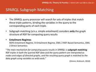 SPARQL-DL - Theory & Practice | PPT