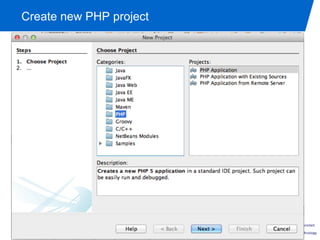 Create new PHP project

 