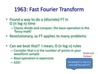 Sparse fourier transform | PPTX