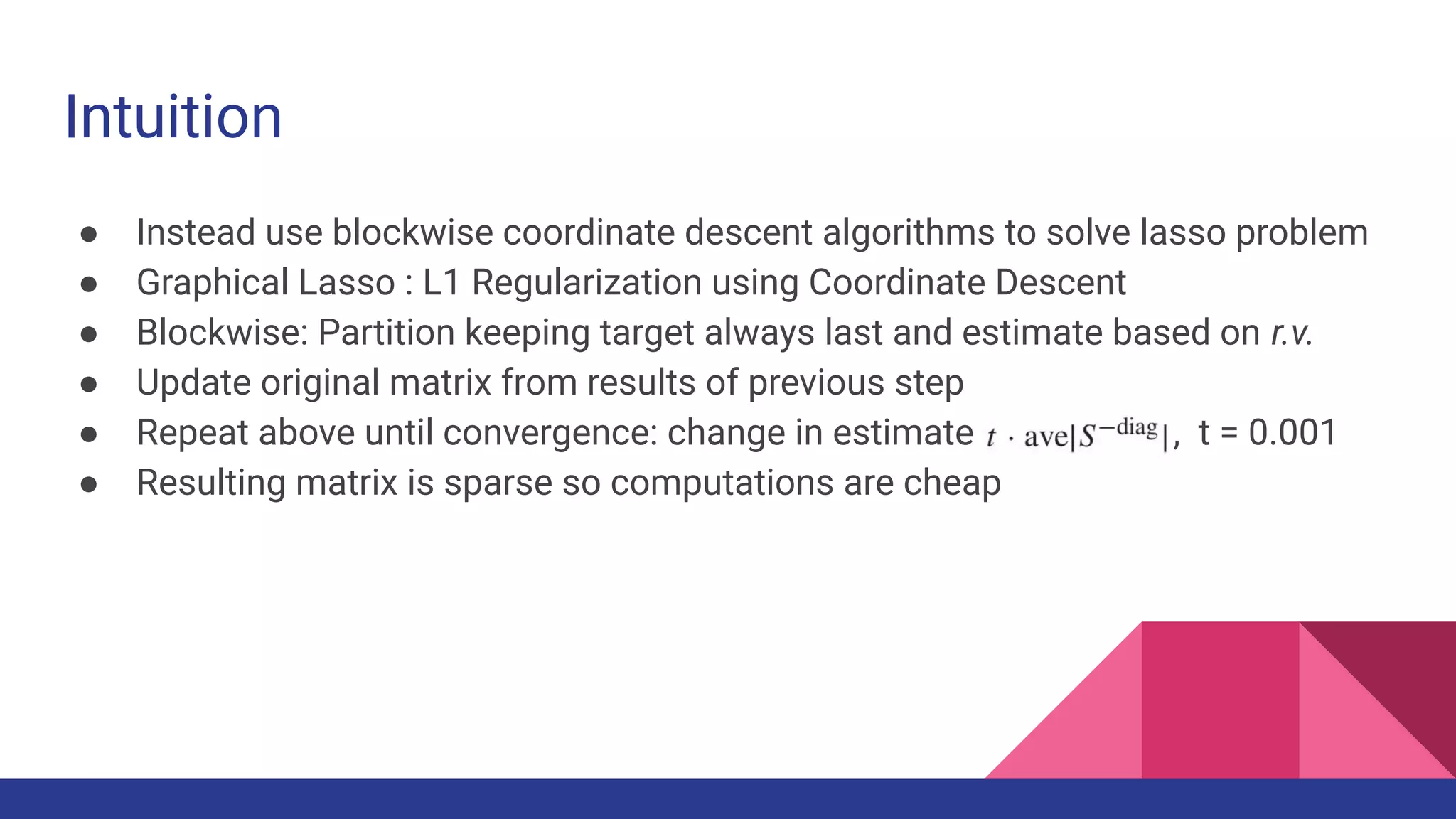 Sparse inverse covariance estimation ppt