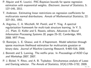 グループ正則化 
C 
Σ 
g2G 
∥ 