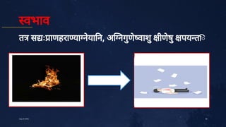 वभाव
त स ः ाणहरा या ने
या न, अ नगु
णे
वाशुीणे
षुपय ति◌
30
July10,2020
 