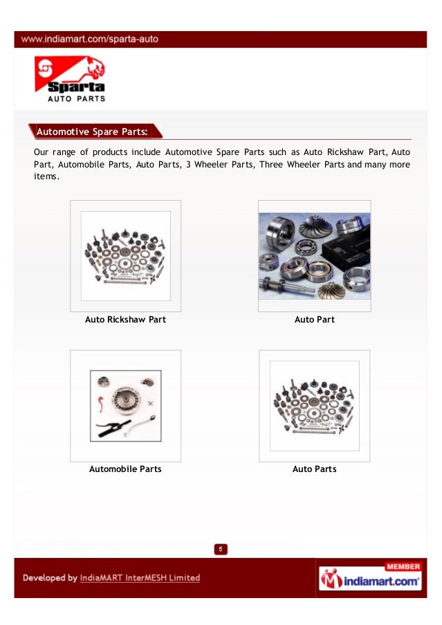 Sparta Auto Parts, Mumbai, Automobile Spare Parts