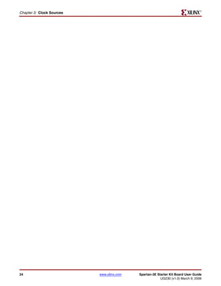 R

Chapter 3: Clock Sources




24                         www.xilinx.com   Spartan-3E Starter Kit Board User Guide
                                                         UG230 (v1.0) March 9, 2006
 