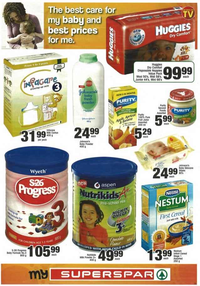 huggies gold price at spar