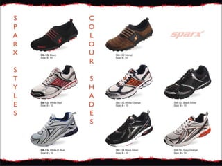 Sparx Shoes Cataogue