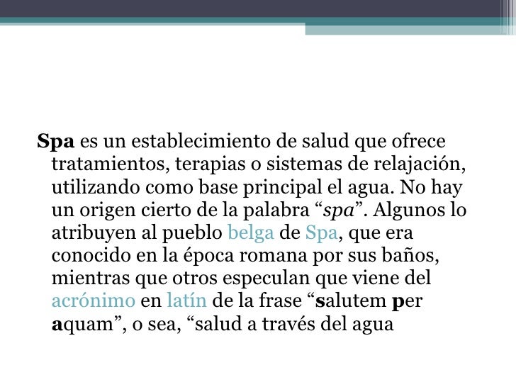 Spa (Salud)