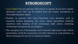Spasmodic dysphonia | PPTX