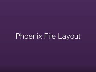 Phoenix File Layout
 