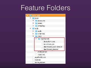 Feature Folders
 
