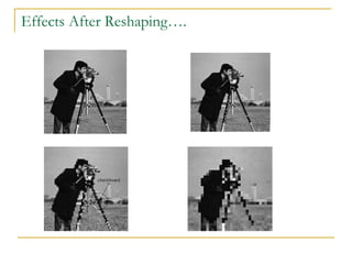 Effects After Reshaping…. 