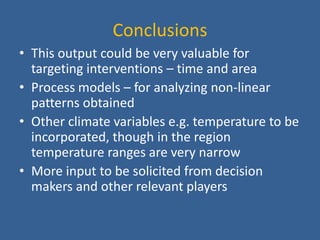 Spatial-temporal analysis of the risk of Rift Valley fever in Kenya