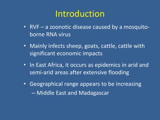 Spatial-temporal analysis of the risk of Rift Valley fever in Kenya