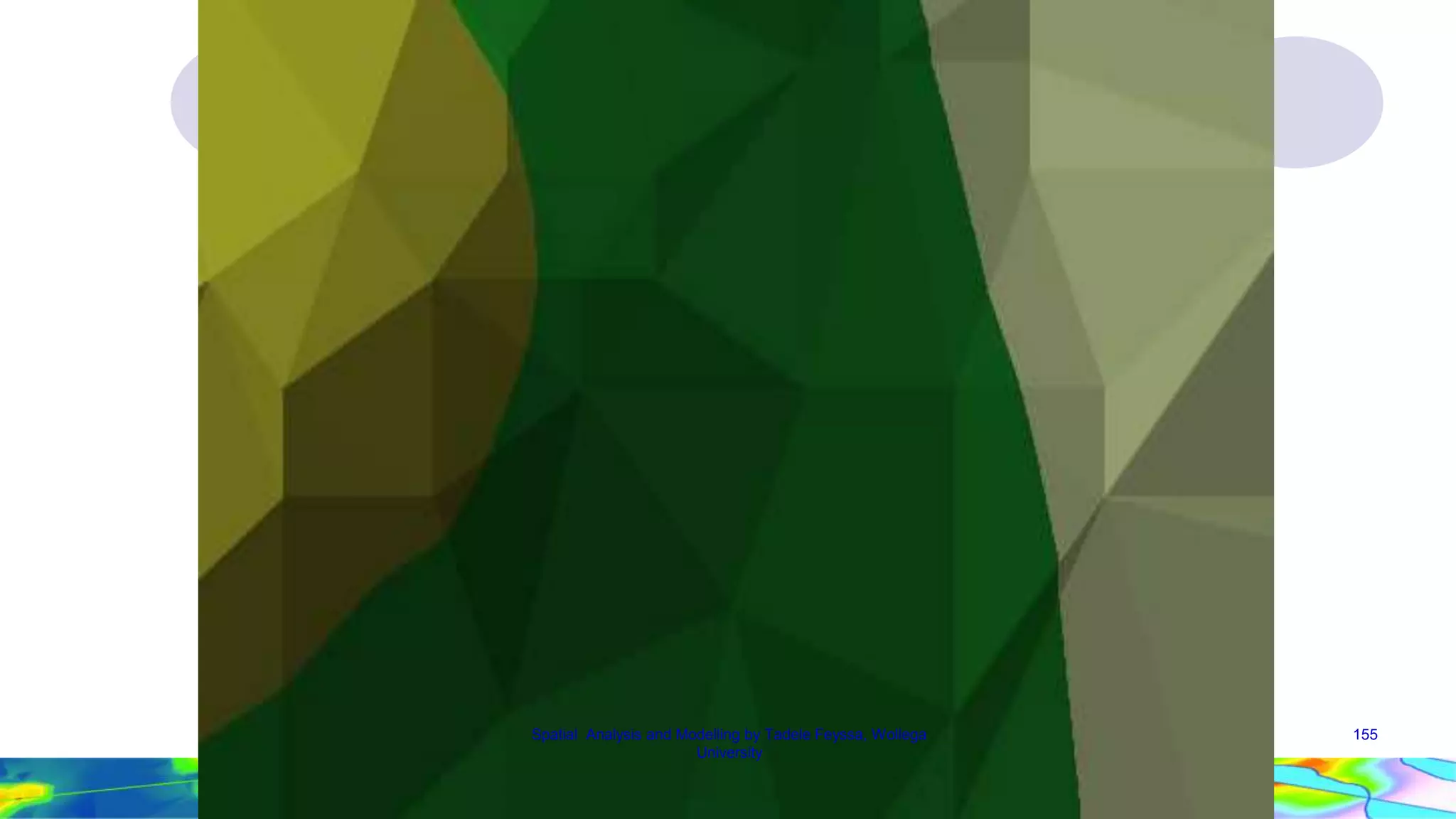 Spatial Analysis and Modelling by Tadele Feyssa, Wollega 155 University 