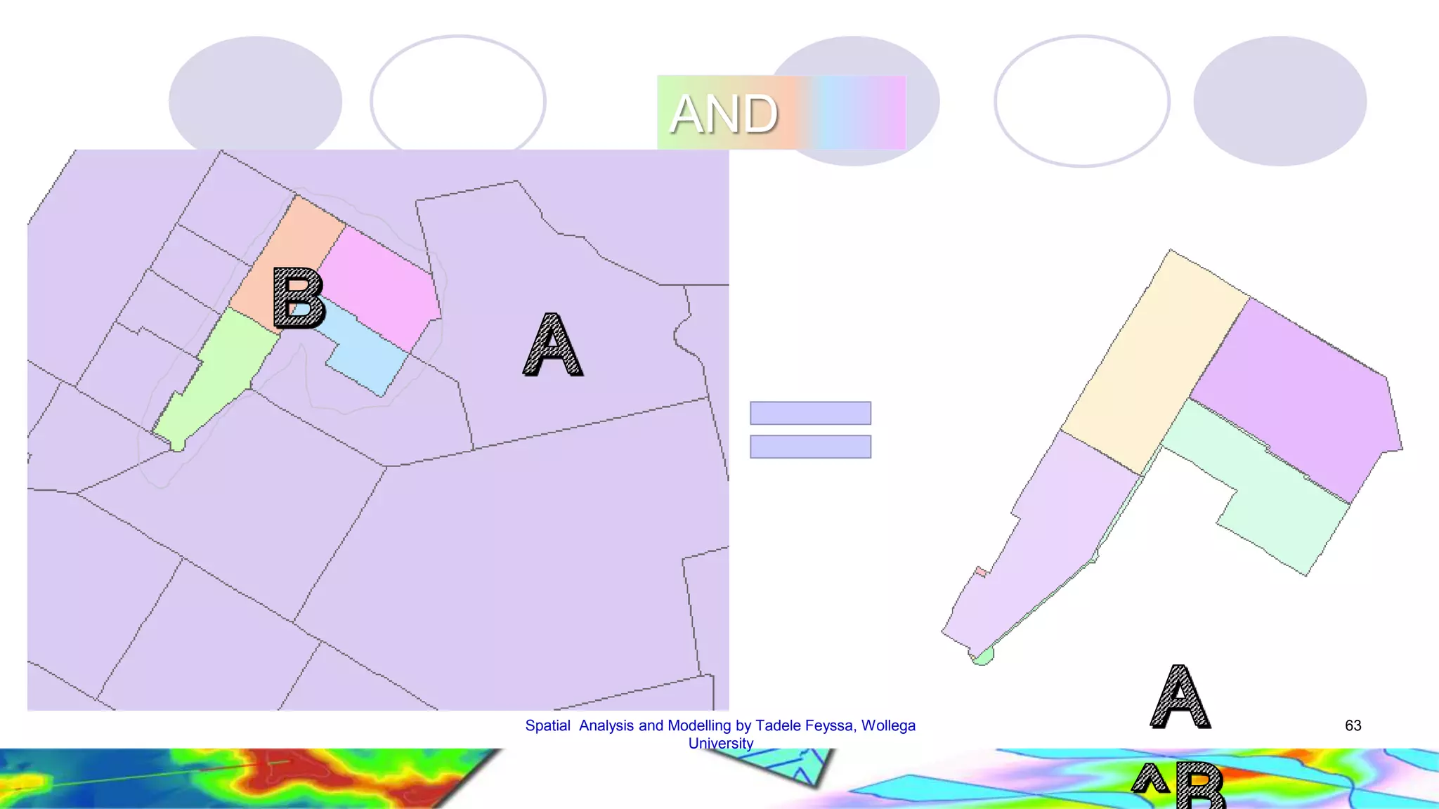 AND Spatial Analysis and Modelling by Tadele Feyssa, Wollega 63 University 