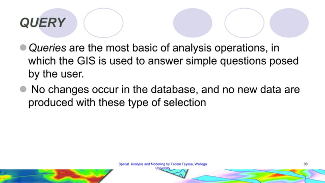 Spatial Analysis And Modeling Pptx