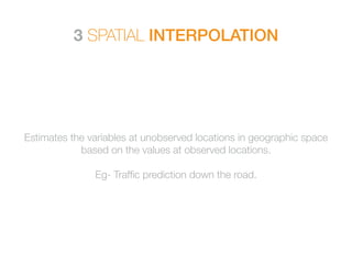 Spatial analysis and Analysis Tools | PDF